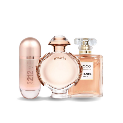 Set de 3 – 212 VIP Rosé, Olympéa & Coco Mademoiselle (100ml)